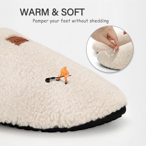 ATHMILE House Slippers for Women Men Indoor Barefoot Slippers Socks Furry Slip on House Shoes Cozy Comfy for Home Bedroom Travel Yoga