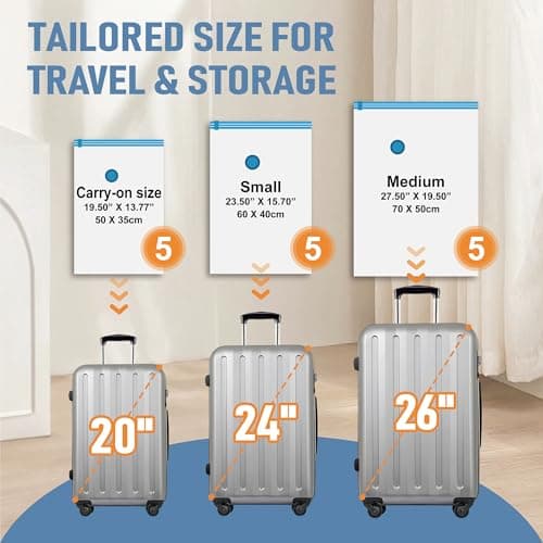 15 Space Saver Bags with Electric Pump