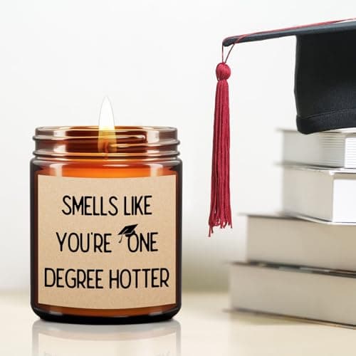 Graduation Gifts for Her/Him High School Seniors Class Of 2025 Nursing Grad Masters Degree 8th Grade College Graduation Gifts for Women Funny Congratulations Gift Candle for Sister Son Daughter Friend