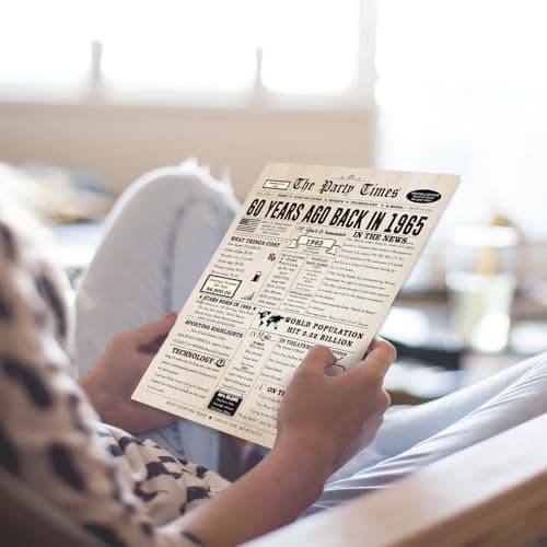 Giant 60th Birthday Card Gift for Women Men, Hilarious 60 Years Old Birthday Gift for Husband Wife, Large 60 Bday Party Decorations for Friends Family, Big 60 Birthday Card for Mom Dad