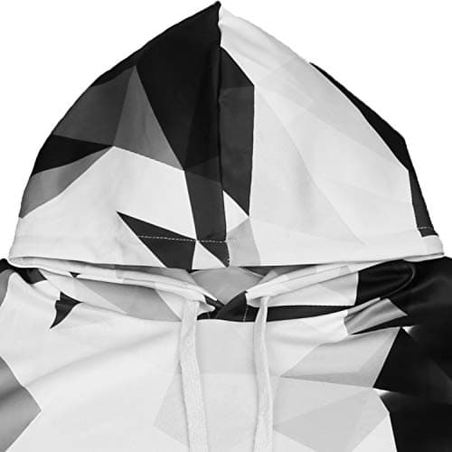 SANKILL Graphic Hoodies for Men Funny Novelty Pullover Sweatshirt Xmas Gifts Black red Anime Hoodie Cool Designs Rapper