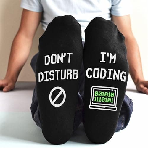Funny Job Socks for Boss & Manager, Nerds, Programmers, Quilters – Christmas Gifts, Stocking Stuffers for Men & Women
