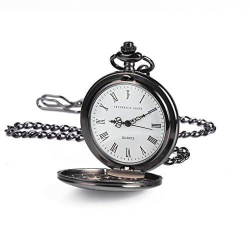 FJ FREDERICK JAMES Anniversary Gift's for Men - Engraved ‘to My Husband’ Pocket Watch | Anniversary Gift's for Him I Love You Gift for Husband for Birthday I Valentines