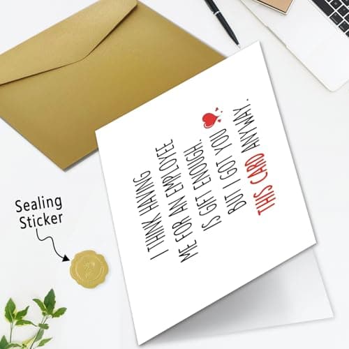 Ziwenhu Boss Day Gifts for Men, Happy Boss's Day Card for Him, Funny Boss Lady Gifts for Women, Cute Birthday Card from employee