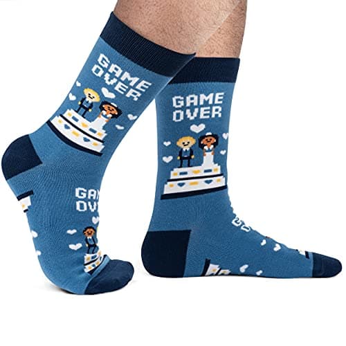 Lavley Funny Wedding Socks For Men and Women - Gifts For Groom, Groomsmen, Bride, Bridesmaids and Wedding Party