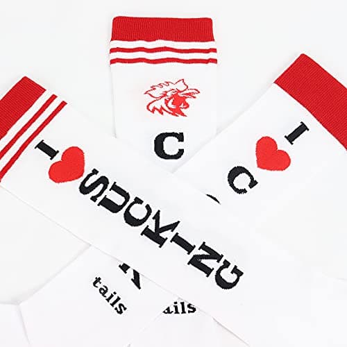 Funny Socks I Love Cocktails Knee Tube Party Stockings Gag Gifts for Christmas White Elephant Gift Exchange