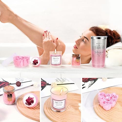 Sister in Law Gifts, Best Sister in Law Birthday Gifts, Mother's Day, Wedding Or Thanksgiving Day Best Gifts for Sister-in-Law, Sister-in-Law Spa Gift Basket Set