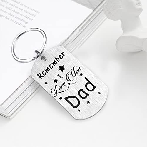 Resdink Dad Gifts from Daughter Son- Remember I Love You Dad Birthday Christmas Fathers Day Keychain