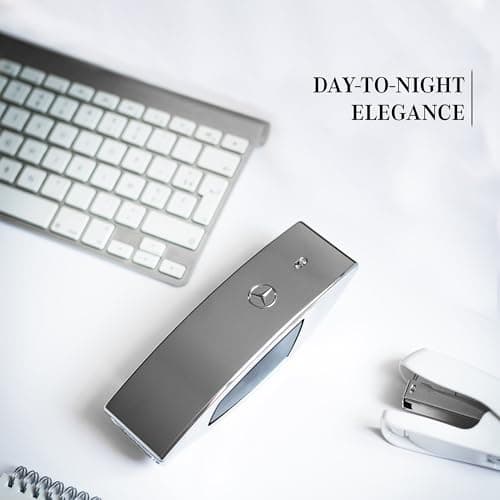 Mercedes-Benz Club Cologne for Men - 3.4 Fl Oz - Eau De Toilette Perfume Spray for Man - Woody & Musky Scent - Luxury Long Lasting Fragrance with Notes Of Grapefruit, Cardamom & Earthy Dry wood