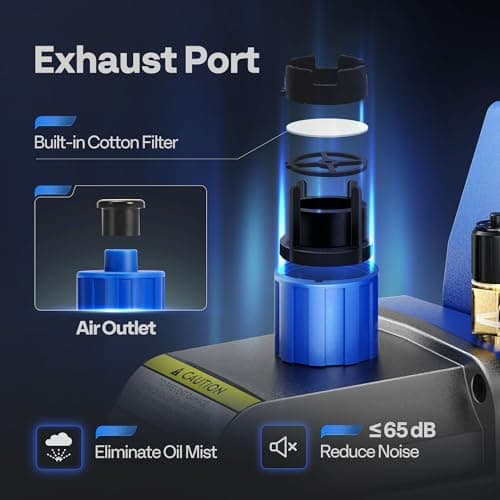 VIVOHOME 110V 1/3 HP 4CFM Single Stage Rotary Vane Air Vacuum Pump and R134a AC Manifold Gauge Set Kit with Leak Detector Carry Bag for HVAC Air Conditioning Refrigeration Recharging ETL Listed