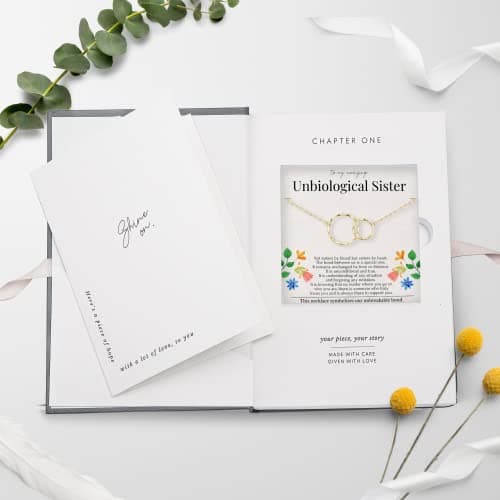 HOPE LOVE SHINE Best Friend Gift for Women - Meaningful BFF Friendship Necklace, Jewelry 16+2", 14k Gold Plated Sterling Silver