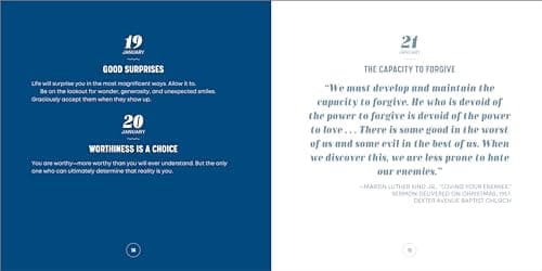 A Year of Positive Thinking: Daily Inspiration, Wisdom, and Courage, A Guide to Transforming Your Mindset (A Year of Daily Reflections)