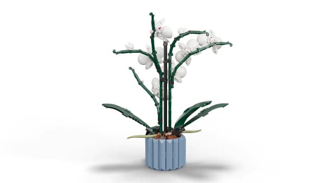 LEGO Botanicals Orchid - Artificial, Fake Indoor Flowers Building Set for Home, Kitchen, Desk Decoration, Adults Ages 18+ - Gift for Birthdays - 10311
