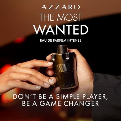 Azzaro The Most Wanted Eau de Parfum Intense - Woody & Seductive Mens Cologne - Fougère, Ambery & Spicy Fragrance for Date Night - Lasting Wear - Luxury Perfumes for Men