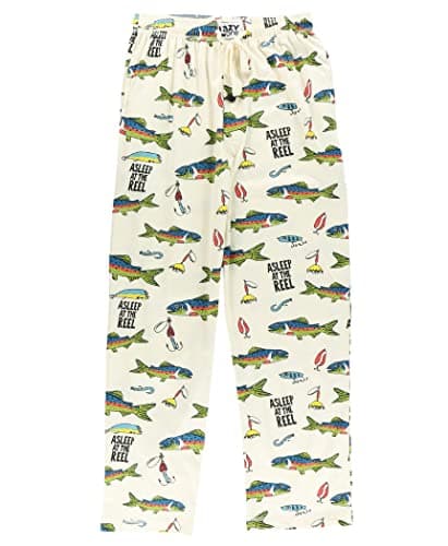 Lazy One Funny Ocean Pajama Pants For Men, Men's Separate Bottoms, Lounge Pants, Fishing PJs