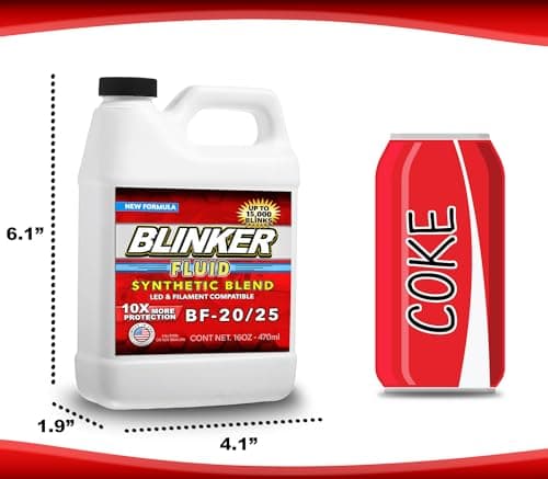 Blinker Fluid, Funny Gag Gifts, Great for White Elephant Gift for Adult,Men&Women Christmas Secret Santa,Mechanic, Novelty, Car Guy, Prank, Gifts for Person who has Everything or Want Nothing