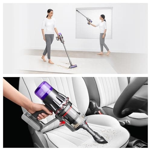Dyson V9 Motorbar Cordless Vacuum, Cleans Hard Floors and Carpets, Detangles, Converts to Handheld, 100AW, 3 Power Modes, Up to 40 Minutes¹