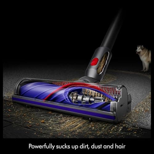Dyson V9 Motorbar Cordless Vacuum, Cleans Hard Floors and Carpets, Detangles, Converts to Handheld, 100AW, 3 Power Modes, Up to 40 Minutes¹