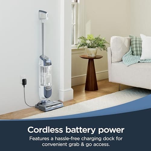 Shark Freestyle Max Cordless Upright Vacuum, Multi-Surface Cleaning, Lightweight, Easy Maintenance, with Large Dust Cup and 2-Speed Brushroll, LED Headlights, Nordic Blue, SV2002