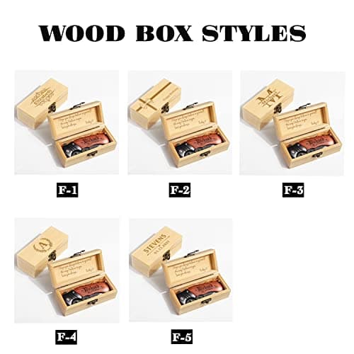 Fodiyaer Personalized Engraved Pocket Knife With Gift Box - Custom Knifes For Husband, Boyfriend, Dad, Son, Brother, Uncle, Grandpa As Birthday, Anniversary, Father's Day, Christmas Gifts