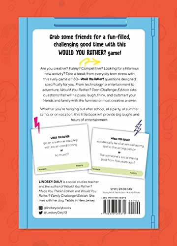 Would You Rather? Teen Challenge Edition: Funny Questions & Lively Competition for Original Thinkers
