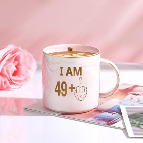 50th Birthday Gifts for Her Funny Happy 50th Birthday Decorations for Women 50 Year Old Gifts for Woman 50 and Fabulous Gift for Woman Sister Mom Best Friend Wife - Coffee Mug Makeup Bag Toilet Paper