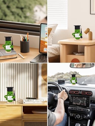 Primo Lines 2025 Graduation Gift - Handmade Crochet Emotional Support Pickle Doll with Cap, 4.73" Cute Knitted Potato Plushie, Unique Keepsake for Graduates, Friends & Anxiety Relief