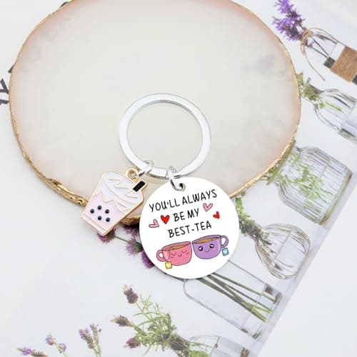 OEHEDOU Bestie Gifts for Women Best Friends - Cute & Funny Keychain Gifts