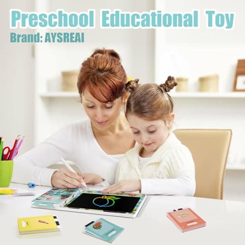 Talking Flash Cards with LCD Writing Tablet, Autism Sensory Toys for Autistic Children, Speech Therapy Toys, 224 Sight Words Educational Learning Toddler Toys for 3 4 5 6 Year Old