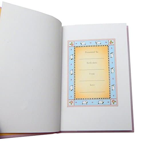 Baby Girl First Bible and 4 Inch Pewter Baptism Guardian Angel Crib Cross