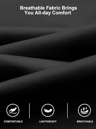 PLEPAN Men's Casual Cargo Pants Drawstring Hiking Pants Workout Tactical Joggers Sweatpants for Men