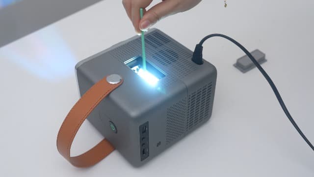 [Electric Focus] Mini Projector with 5GWiFi and Bluetooth, WIMIUS 1080P Outdoor Projector, Portable Movie Projector, 300" Screen, Compatible with iOS/Android/TV Stick/HDMI/PS5 M