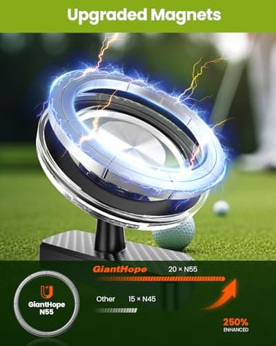 Stocking Stuffers Gifts for Men Dad Him, Magnetic Golf Cart Phone Holder, 360° Rotation Golf Accessories for Mens Gifts, Mens Stocking Stuffers 2025, White Elephant Gifts for Grandpa Papa Husband