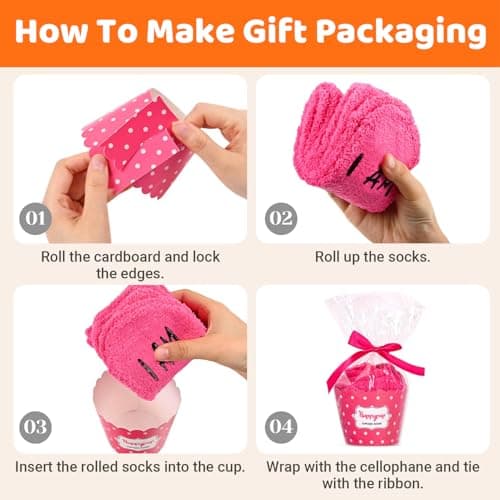 HAPPYPOP 50th Birthday Gifts Ideas - 50 Year Old Gift Socks for Women Men Friends, Turning 50 Gifts