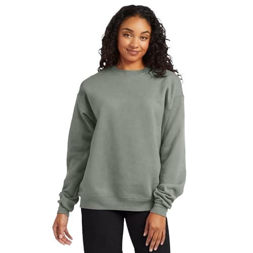 Hanes Men's Ecosmart Fleece Sweatshirt, Pullover Crewneck Sweatshirt, Big & Tall, 1 or 2 Pack