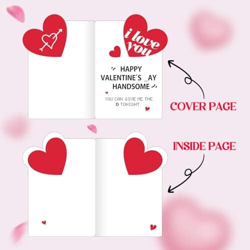 Valentines Day Love Gifts for Him, Valentines Day Card Gifts for Husband Men, Funny Card, Mens Valentine Gift for Boyfriend Husband, Valentine Gift for Him