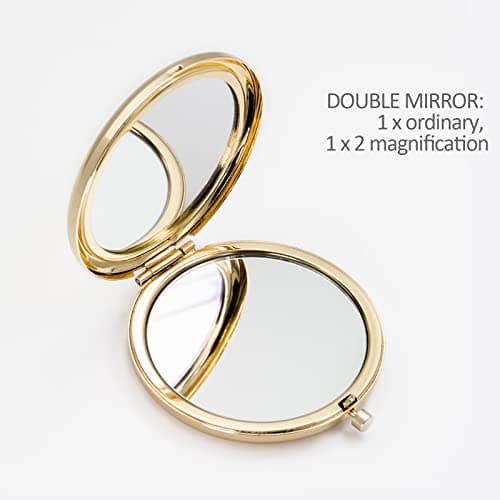 Gifts for Wife I Love You Wife Gold Compact Mirror
