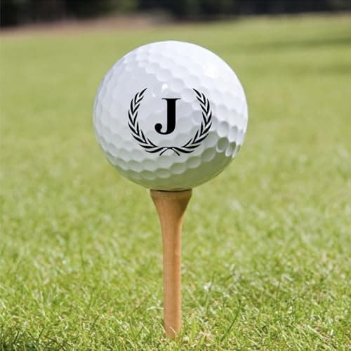 Xeiwagoo Golf Gifts for Men, Unique Initial on Personalized Golf Balls (6 Balls)