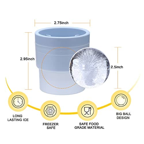 Daddy's Sippy Cup Whiskey Glass Set In Gift Box, Funny unique Gifts for New Dad, Father, Papa, Husband, Father's Day Gifts From Wife - 10 Oz Old Fashioned Glass & Ice Ball Mold & Coaster & Gift Card