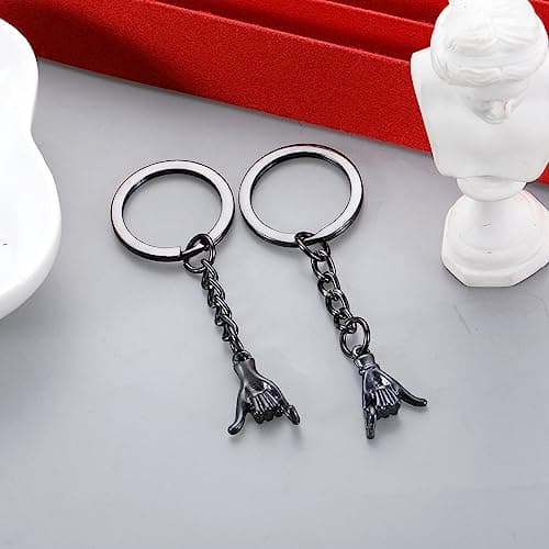 VANLOVEMAC Pinky Promise Gifts Matching Couple Gifts for Boyfriend Girlfriend Boo Basket Stuffers Gift for Women Men Him Her