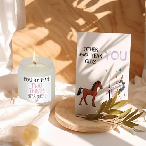 60th Birthday Gifts for Women, Funny 60th Birthday Gift Ideas, 21 with 39 Years Experience, Unique 60th Birthday Gifts for Her, Happy 60 Birthday Gifts, Gifts for 60th Mom Sister Friend Coworker