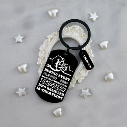 Coach Gifts for Men Coach Appreciation Gifts Basketball Coaches Gift Best Coaches Keychain Thank You Gift for Basketball Soccer Volleyball Softball Baseball Team Birthday Thanksgiving Cheer Keyring