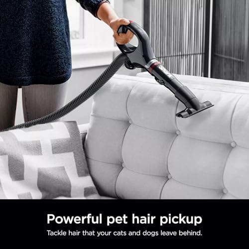 SHARK NV181 Navigator Swivel Pro Upright Vacuum with HEPA Filtration, Bagless, Swivel Steering, Multi-Surface Cleaning, Perfect for Pets (Renewed)