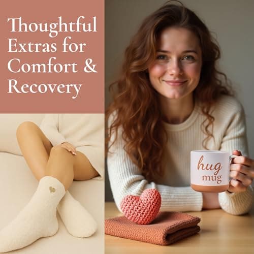 Get Well Soon Gift Baskets for Women - After Surgery Recovery Care Package for Women, Self Care, Thinking of you and Feel Better Gifts - Sympathy Box for Sick Friend Post Surgery