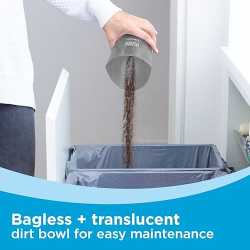 BLACK+DECKER Cordless Lithium Handheld Power Vacuum with Wall Mount Base and Charger, White (HNV220BCZ10FF)