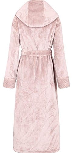Richie House Women's Plush Soft Warm Fleece Bathrobe Robe RH1591