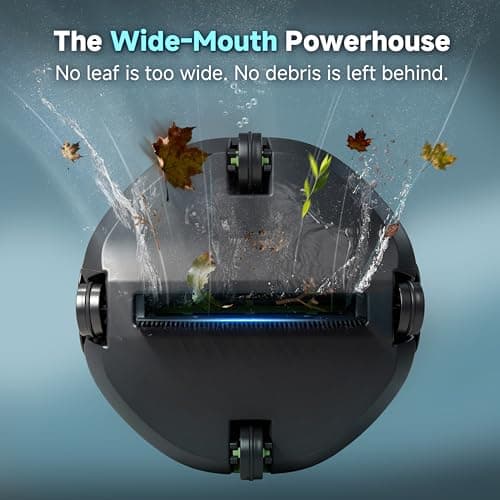 PF1 Cordless Robotic Pool Vacuum Cleaner for Above & In-Ground Pools with Retrieval Buoy, Max Cleaning Coverage 1345 Sq.ft, 150Mins Runtime, Self-Parking, Fast Charging, Deep Gray