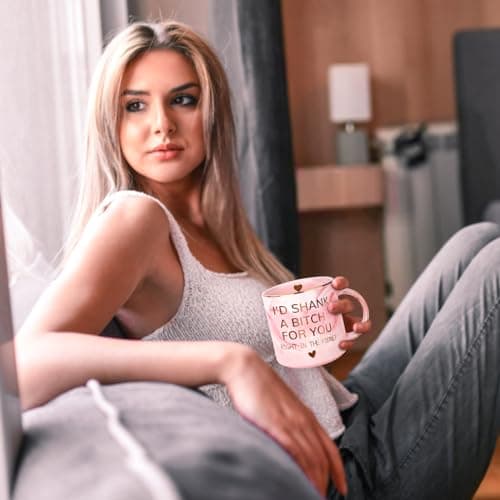 Birthday Gifts for Women,12oz Funny Coffee Mug for Best Friend Mom Grandma Wife Daughter Aunt,Sister Gifts from Sister,Unique Christmas Valentines Galentines Day Present for Her Girlfriend Besties BFF