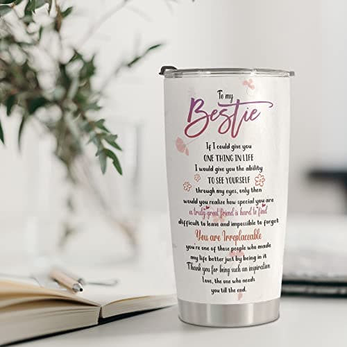 Best Friend Tumblers - You Are My Person 20oz - Perfect Gifts for Best Friends, Friendship Gifts