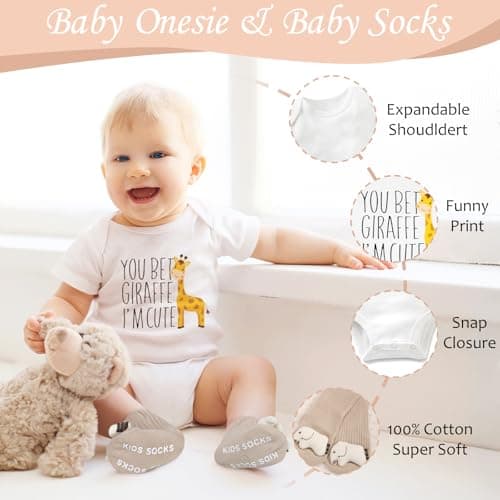 New Mom Gifts for Women, 9pcs Pregnancy Gifts for Expecting Mom, Cute Baby Gifts New Parents Gifts for Couples w/Mom and Dad Mugs for Gender Reveal Baby Shower First Time Mom to be Gifts(Khaki)